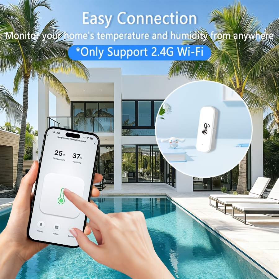 Sensor Kelembaban Suhu Zigbee  - Digital Hygrometer Probe ulasan dan harga